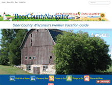 Tablet Screenshot of doorcountynavigator.com